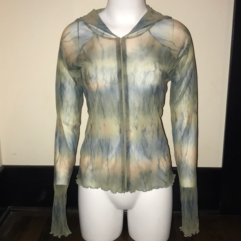 Semi-sheer hoody